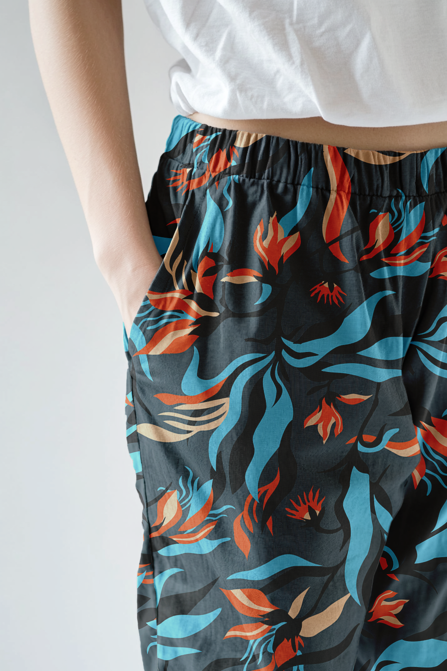 Pantalón Mujer Florales africanas CH