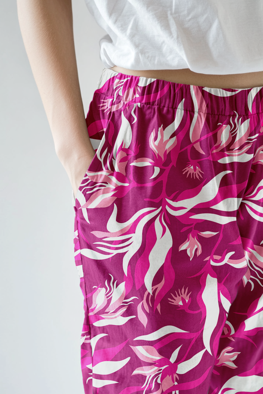 Pantalón Mujer Florales africanas CH