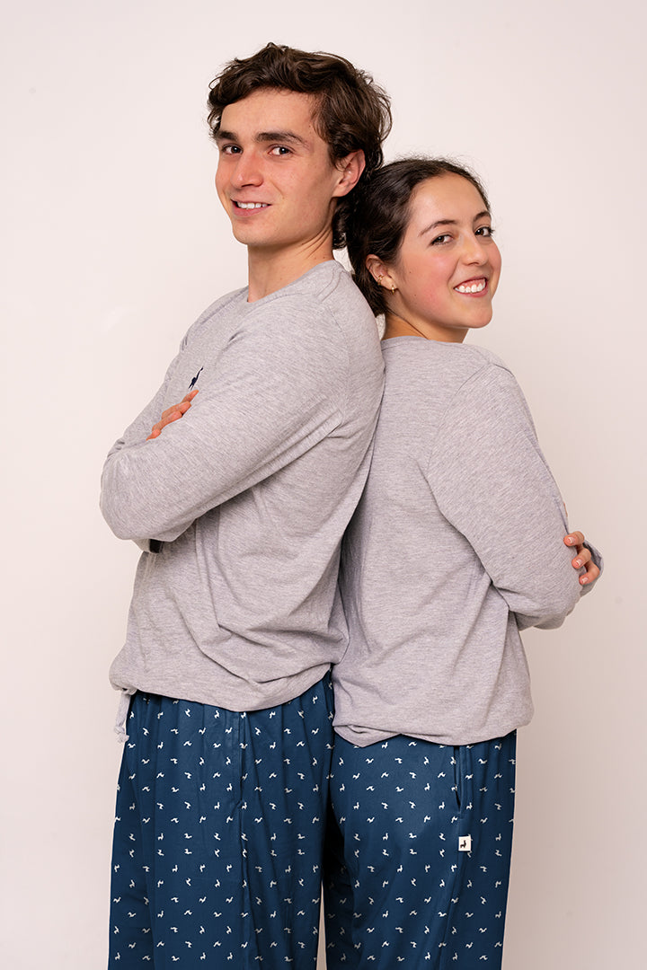 Pantalón Mujer Llamas azul oscuro PD