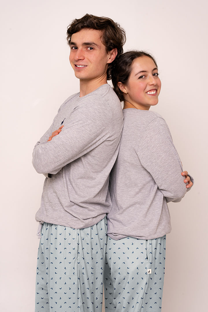 Pantalón Hombre Llamas azul claro PD