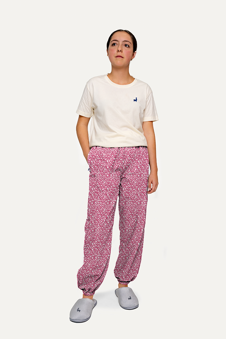 Pantalón Mujer Margarita rosado TP
