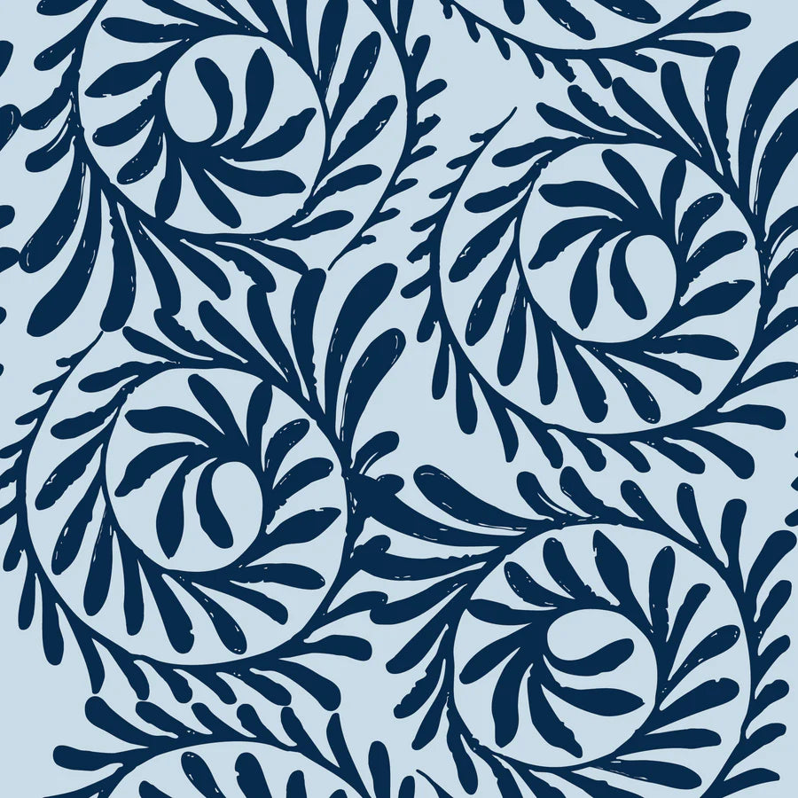 Camisón Mujer Rama entorchada azul CH