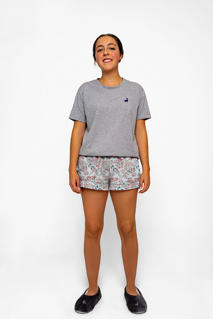 Bermuda Mujer Flor multicolor CH