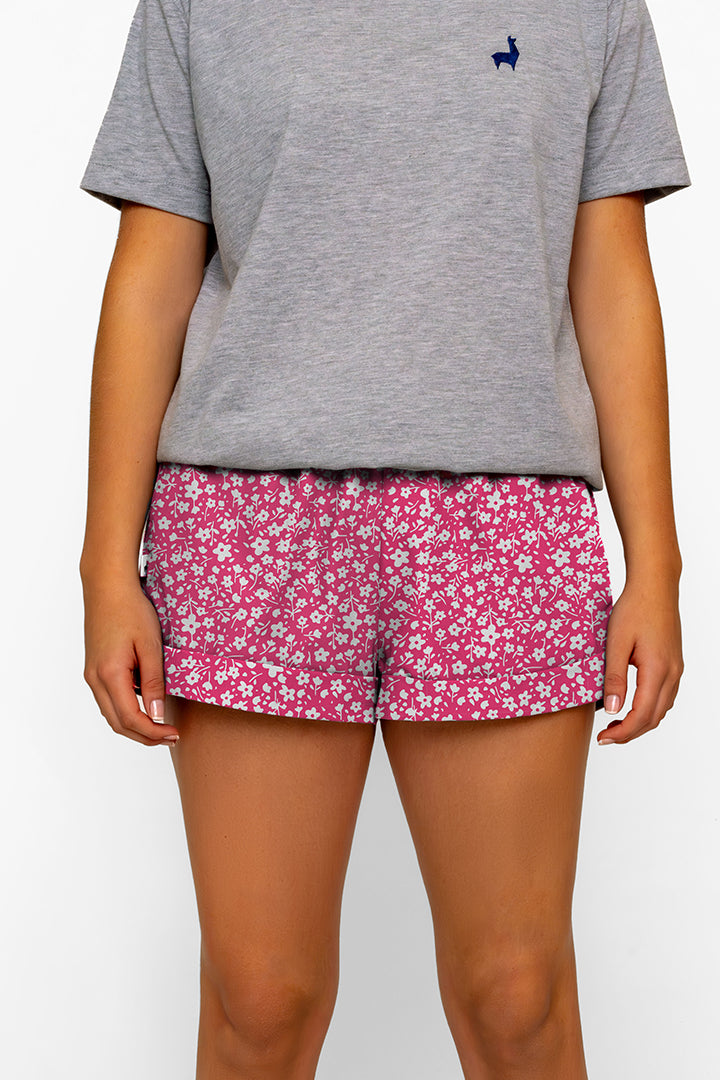 Bermuda Mujer Margarita rosado TP