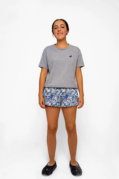 Bermuda Mujer Tucanes azul CH
