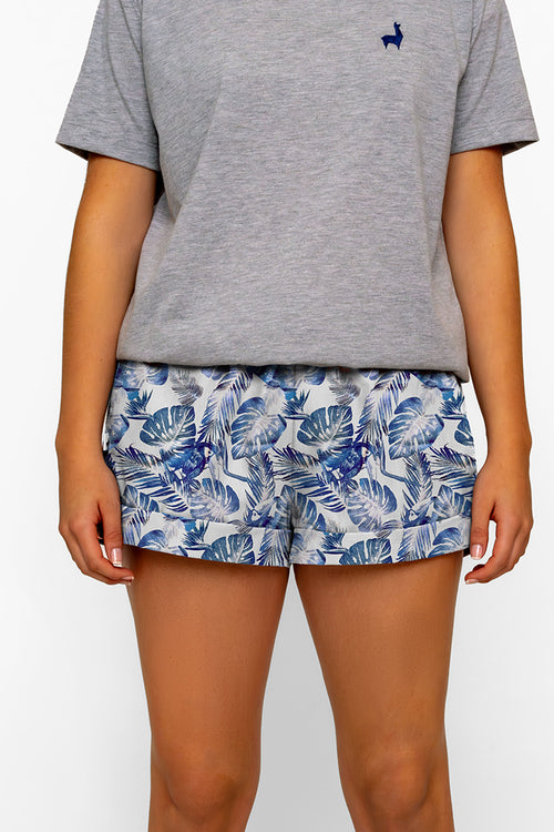 Bermuda Mujer Tucanes azul CH