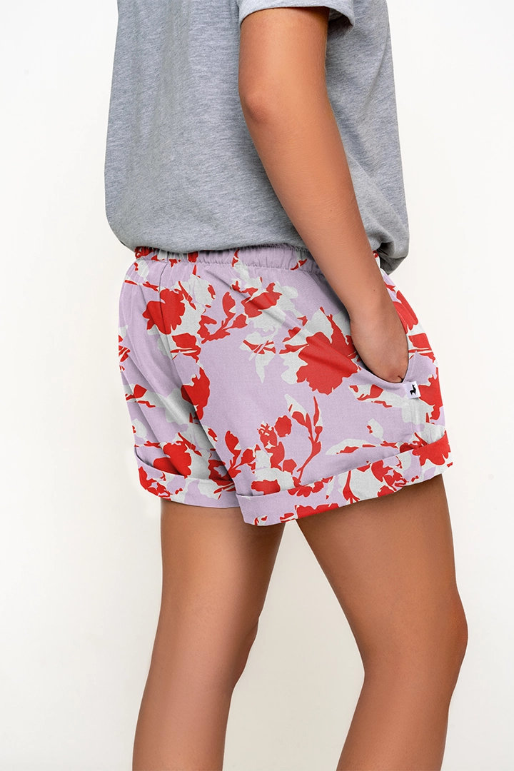 Bermuda Mujer Galápagos morados CH