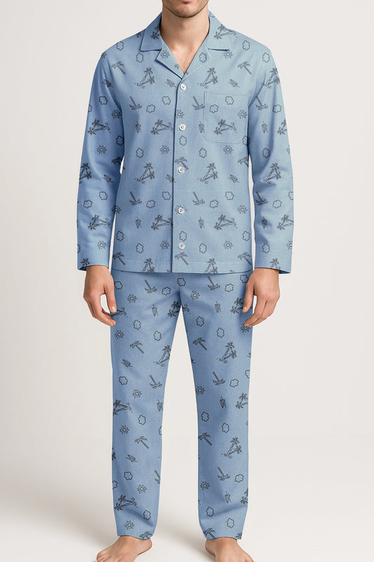 Completa pantalón Hombre Isla perdida azul TP