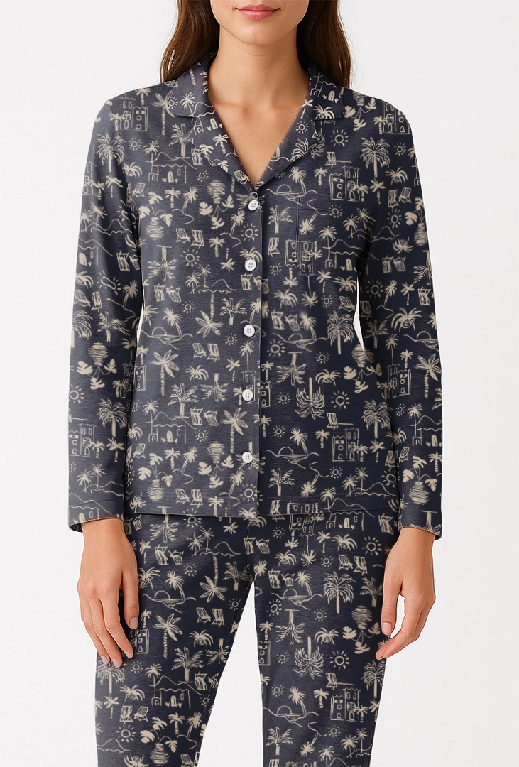 Completa Pantalón Mujer Grecia Azul Oscuro PD