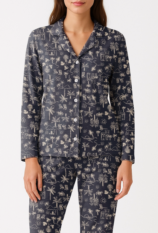 Completa Pantalón Mujer Grecia Azul Oscuro PD