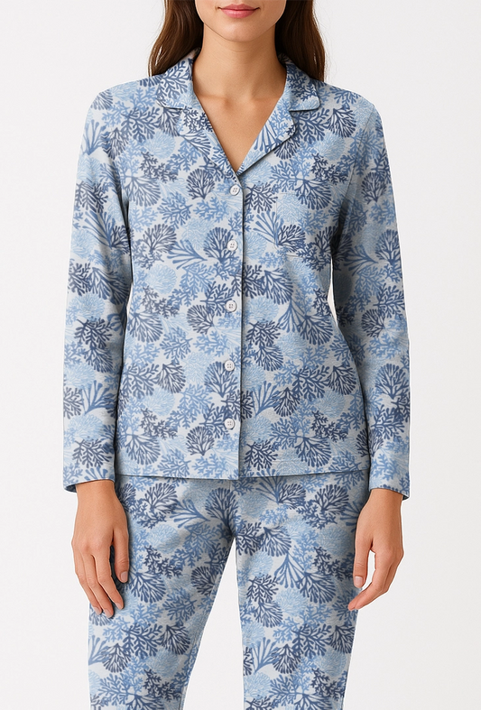 Completa Pantalón Mujer Coral Azul PD