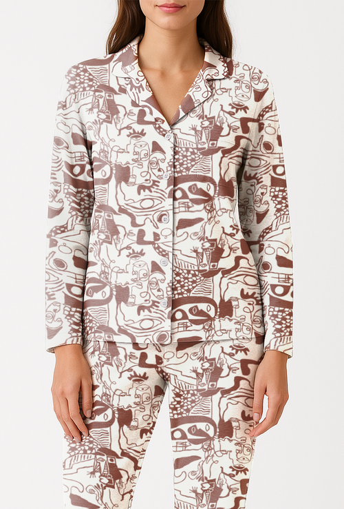 Completa Pantalón Mujer Precolombino Vinotinto CH