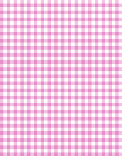 Completa pantalón Mujer Cuadros rosado blanco TP