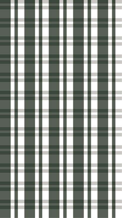 Pantalón Hombre Escocés Blanco Verde TP