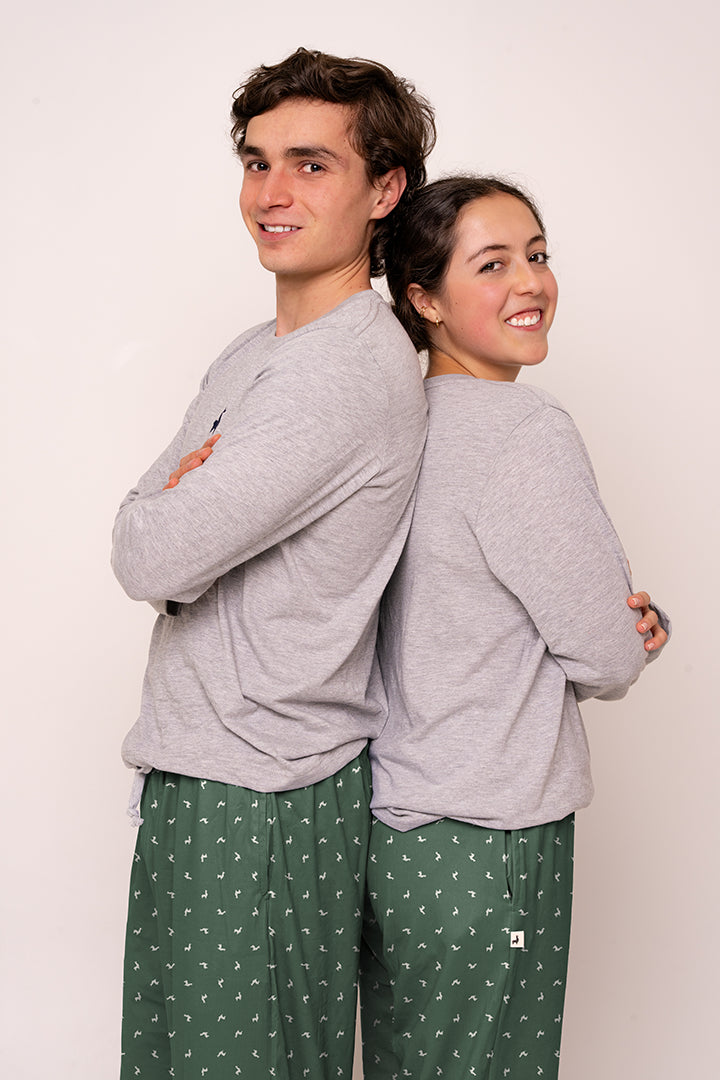 Pantalón Mujer Llamas verde PD
