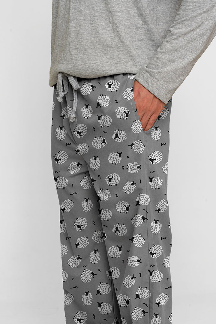 Pantalón Hombre Ovejas gris PD