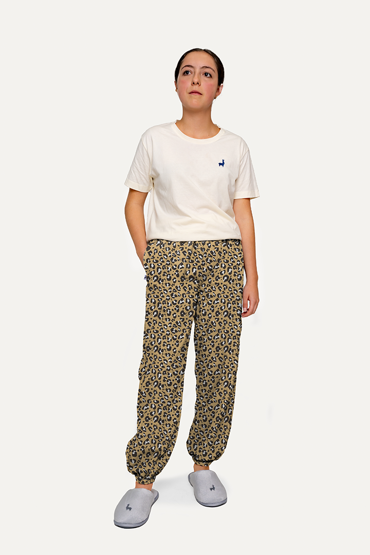 Pantalón Mujer Leopardo café TP