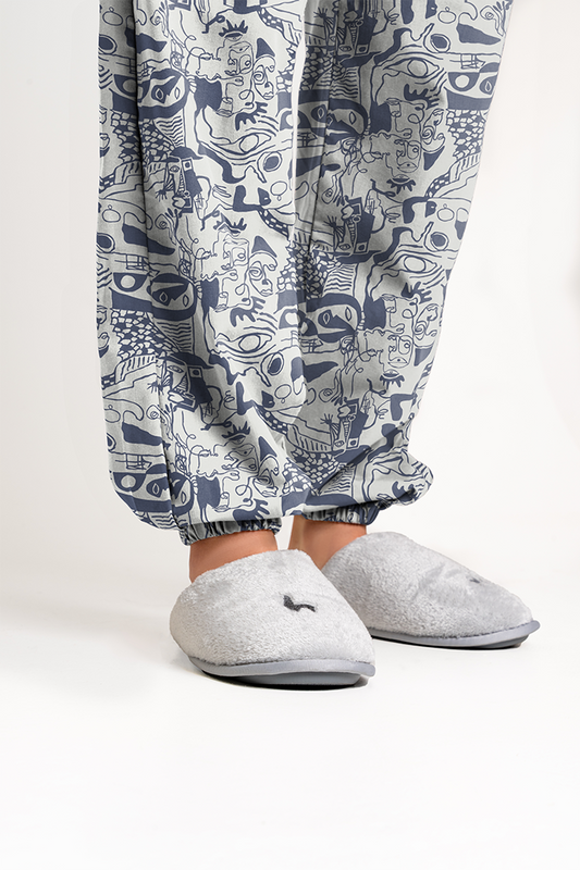 Pantalón Mujer Precolombino azul CH