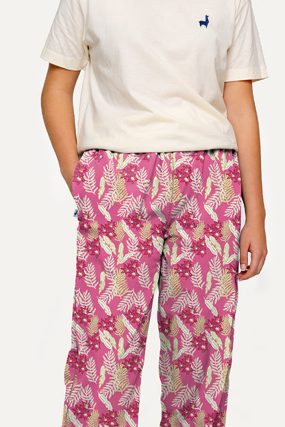 Pantalón Mujer Tropical fucsia SA