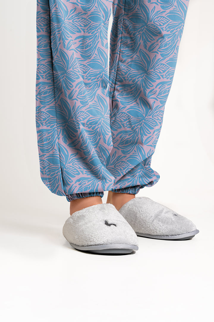 Pantalón Mujer Jungla Morado Azul CH