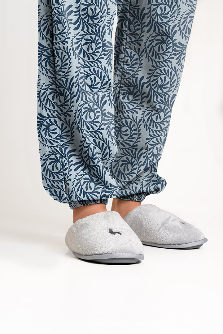 Pantalón Mujer Rama Entorchada Azul CH