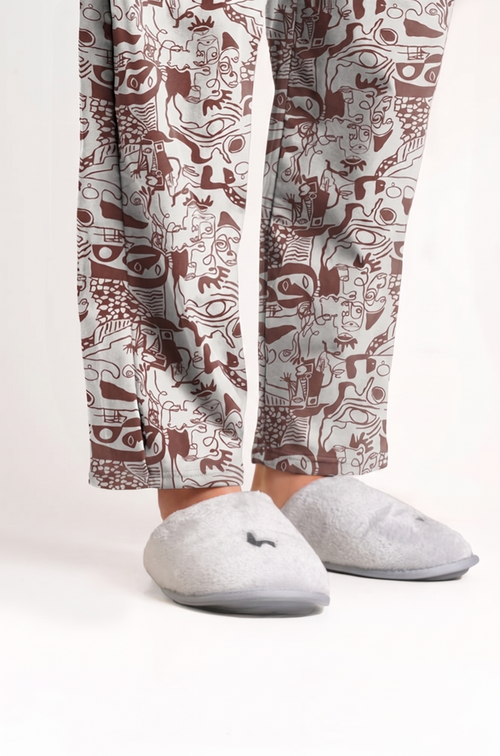 Pantalón Mujer Precolombino vinotinto BOTA RECTA CH
