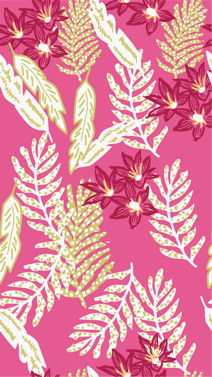 Pantalón Mujer Tropical fucsia SA