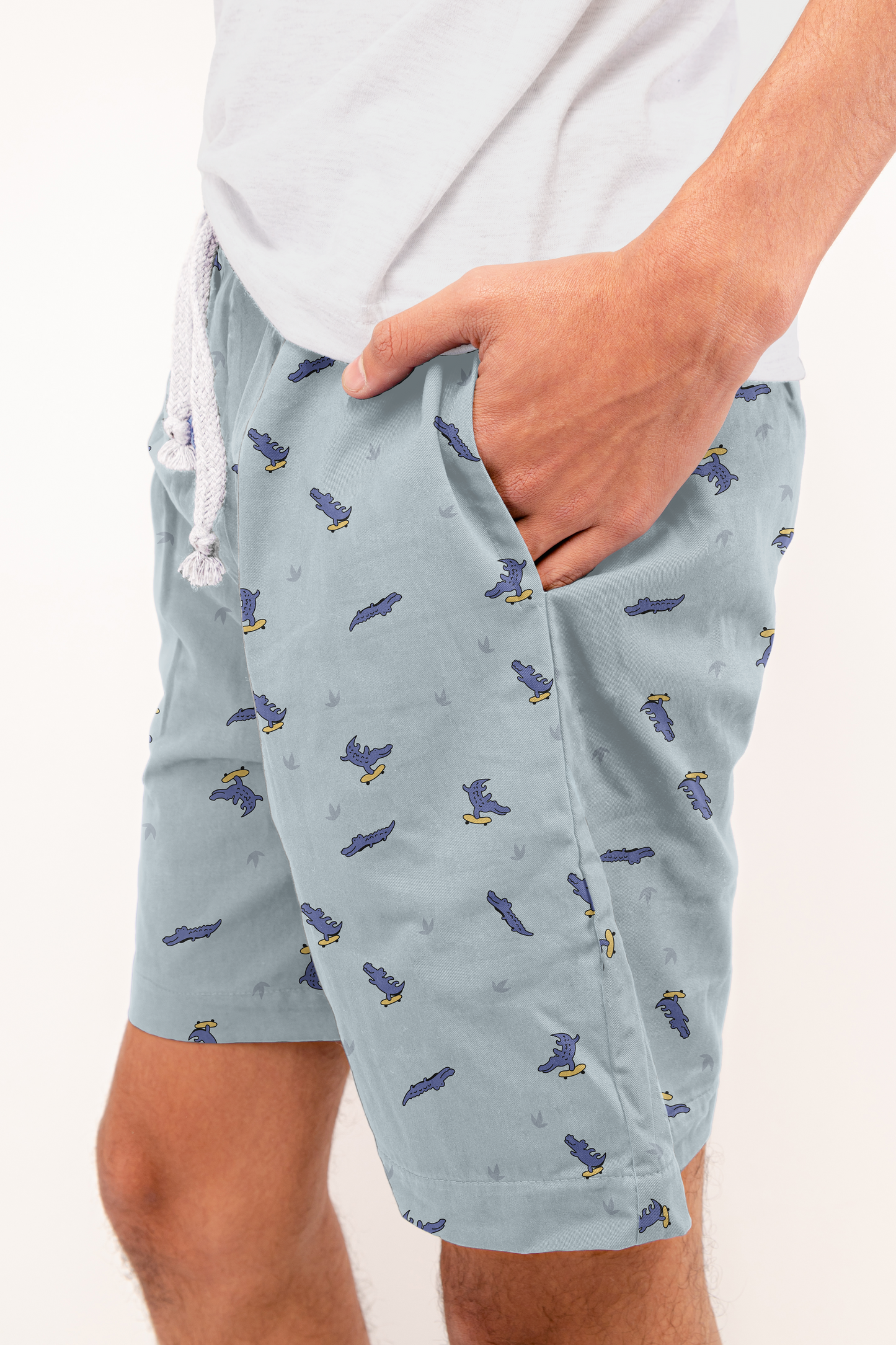Bermuda Hombre Cocodrilos azul TP
