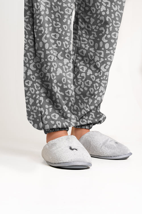Pantalón Mujer Manchas Gris blanco CH