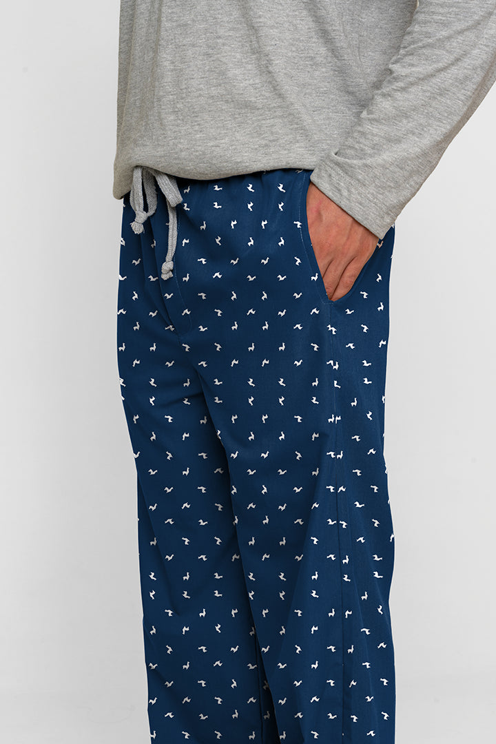 Pantalón Hombre Llamas azul oscuro PD