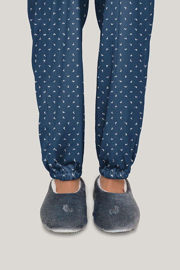 Pantalón Mujer Llamas azul oscuro PD