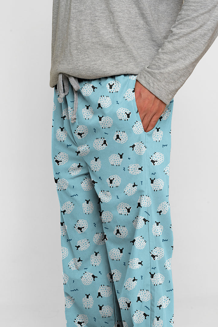 Pantalón Hombre Ovejas azul PD