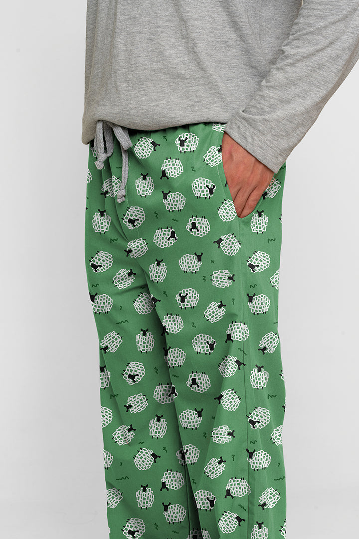 Pantalón Hombre Ovejas verde PD