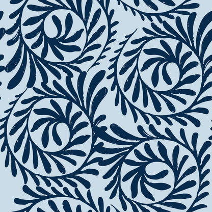 Camisón Mujer Rama entorchada azul CH