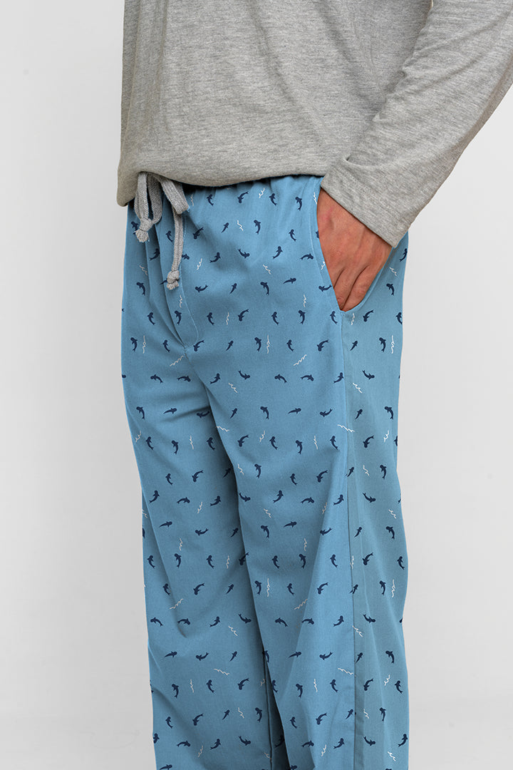Pantalón Hombre Tiburones azul claro PD